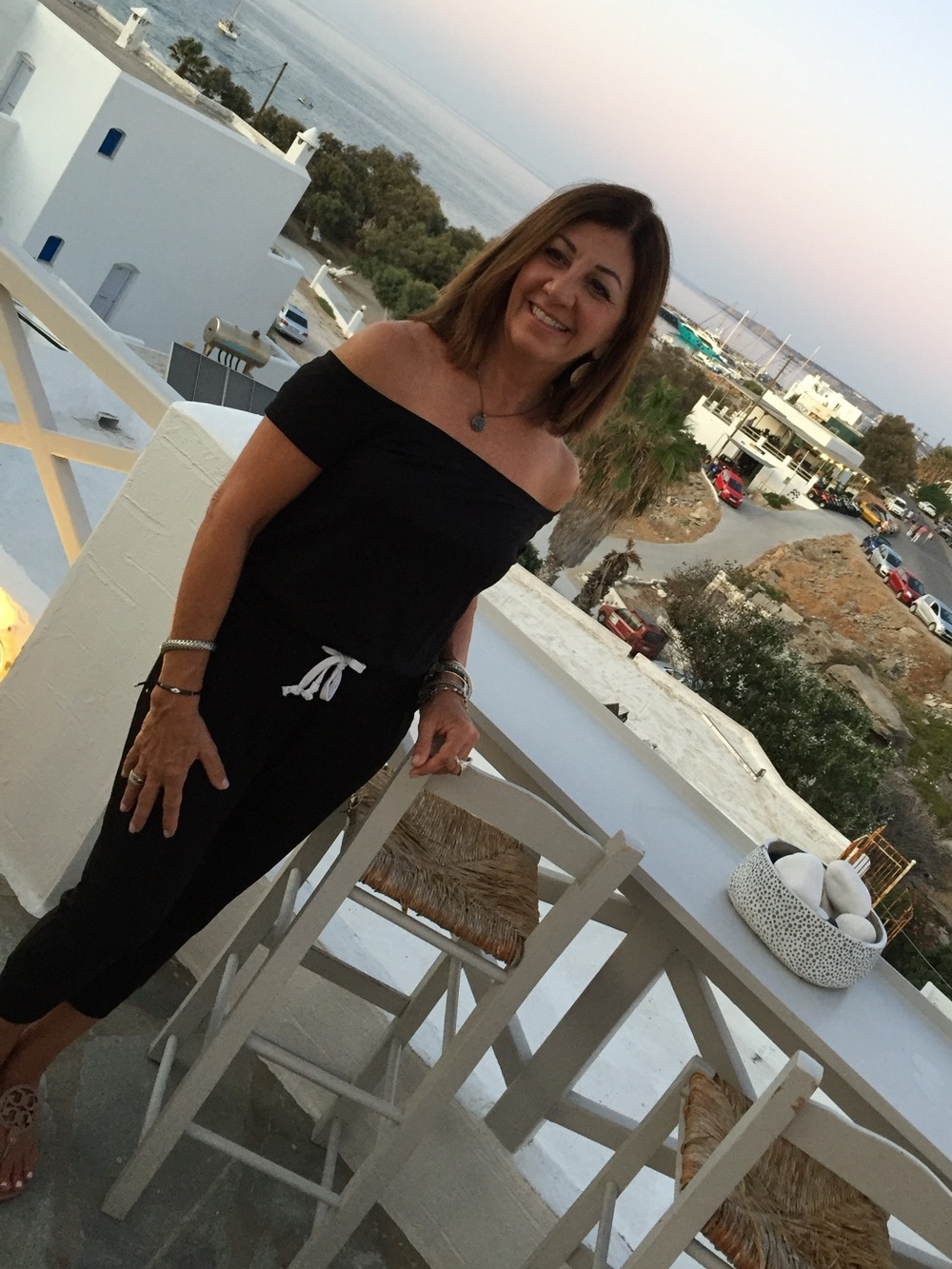 Black cotton jumpsuit